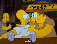Surprised Season 3 GIF by The Simpsons