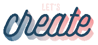 Pink Create Sticker