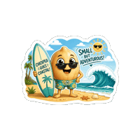 Happy Fun Sticker by Jennifer Greenhill