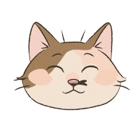 Cartoon Cat Sticker