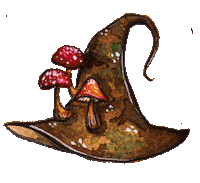 christina_toth magic fall autumn hat Sticker