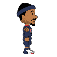 doodle_dayzz basketball nba usa walk Sticker