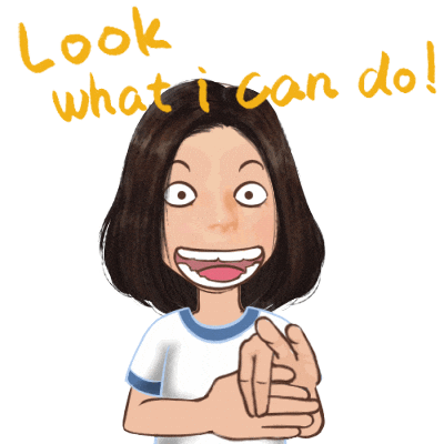 Magic Look What I Can Do Sticker