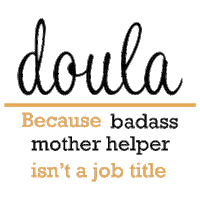 doulamoedergevoel badass because gevoel doula Sticker