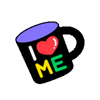 Kellyodude valentines mug selflove loveyourself Sticker