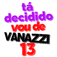 Vote Decidido Sticker by Vanazzi