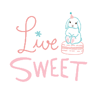 Bunny Sticker by Live Sweet