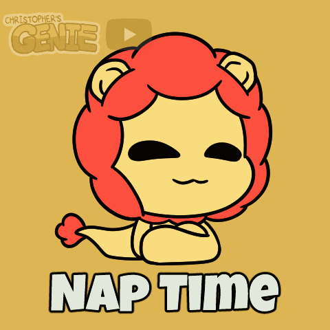 ChristophersGenie genie tired sleepy goodnight GIF