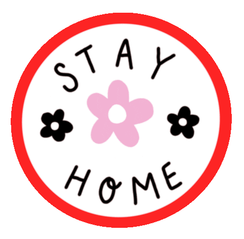 poppyalmond giphyupload home covid-19 stayhome Sticker