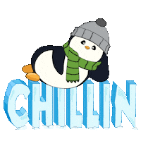 Relaxed Chill Out Sticker by Pudgy Penguins