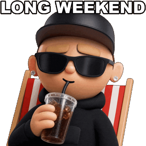 Labor Day Chill Sticker by OneFootball Heads