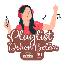 Playlist Sticker by Dehon Belem