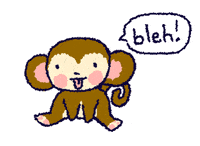Tired Monkey GIF by veryluckyclover