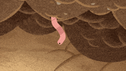 wiggle worm GIF by Puffin Rock