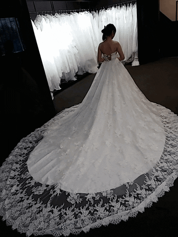 wedding dress GIF