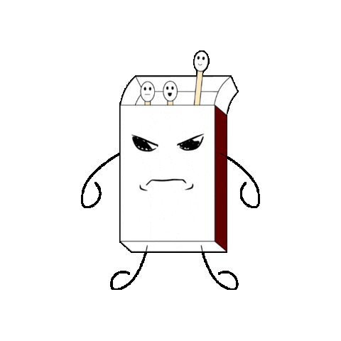 Box 怒る Sticker by Shimizukouen