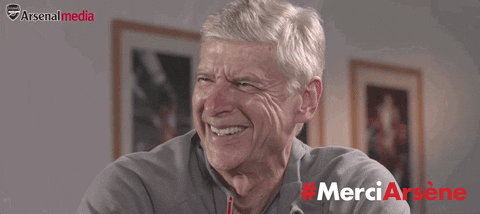 Happy Arsene Wenger GIF by Arsenal
