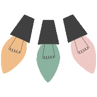 merry christmas winter Sticker by Mikyla Design