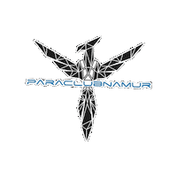 Phoenix Parachute Sticker by Paraclub Namur