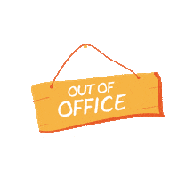 candocompany holiday urlaub out of office day off Sticker