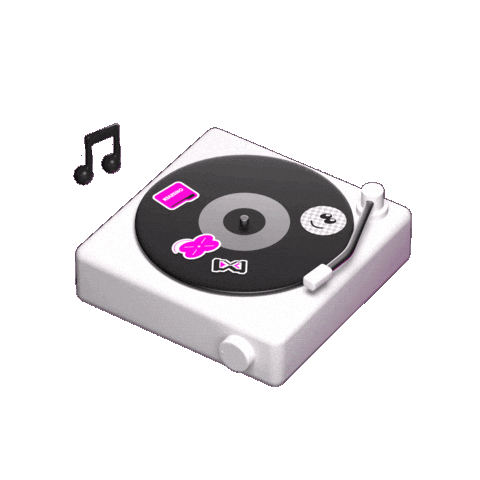 Pink Sing Sticker by ohseven