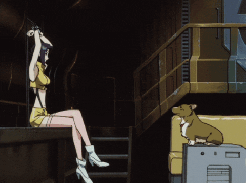 red_tanklin 90s cowboy bebop 90s anime faye valentine GIF