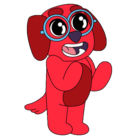 Dawnsgallery giphyupload happy dog excited Sticker