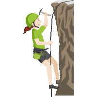 Mountain Climbing Sticker by Wirtschaftskammer Vorarlberg