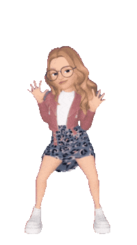 Girl Feliz Sticker