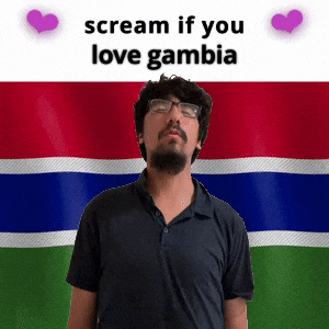 (silent) scream if you love gambia