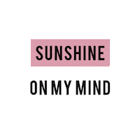 Sunshine On My Mind Summer Sticker by DKkaarten