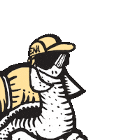 Cheers Bike Sticker by Odd Bleat