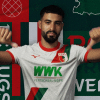 Football Thumbs Down GIF by FC Augsburg 1907