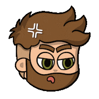Angry Oh No Sticker