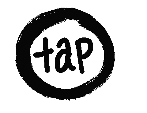 Tap Touch Here Sticker by Willow Tree Creative