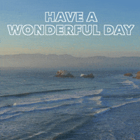 Have A Nice Day Beach GIF by GIPHY Studios 2021