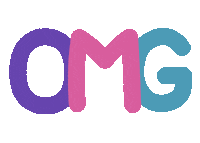 Oh My God Wow Sticker by beckadoodles