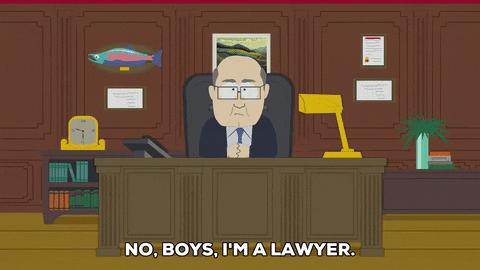 desk lawyer GIF by South Park 