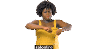 angry hair Sticker by Salon Line