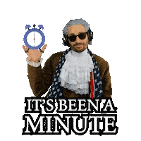 Its Been A While 1 Minute Sticker