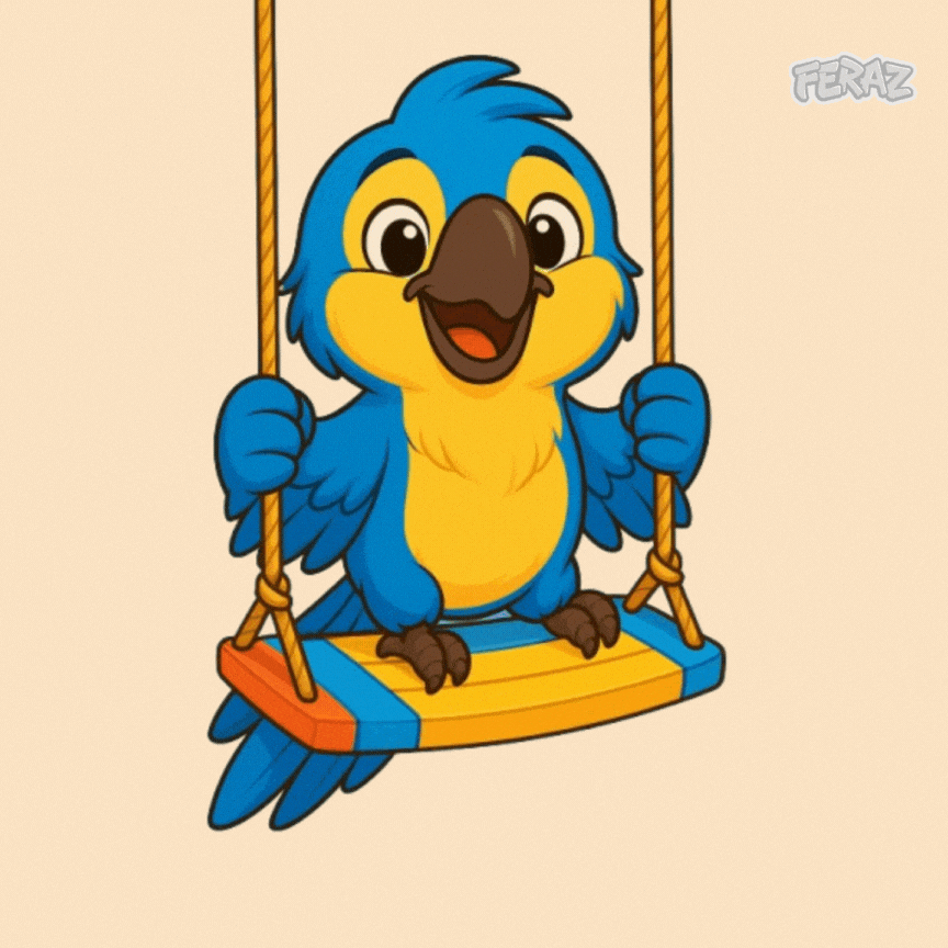 Happy Day Macaw GIF by Feraz NFT
