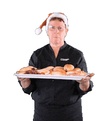 Hungry Christmas Sticker by Plieger
