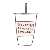 iced coffee Sticker by Allyson Johnson
