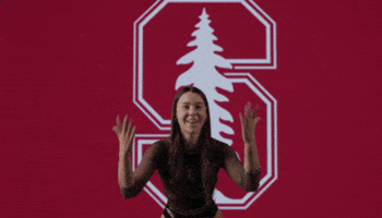 Hype Energy GIF by Stanford Athletics