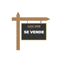 SunsetHomeRealEstate inmobiliaria se vende sunsethome sentimientosunset Sticker