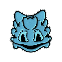pinnedpins head university mascot texas Sticker