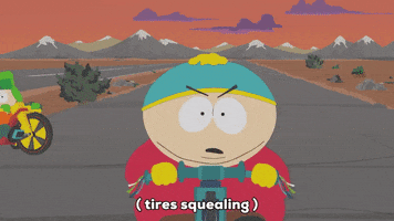 speeding eric cartman GIF by South Park 