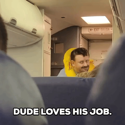 Dude Loves His Job