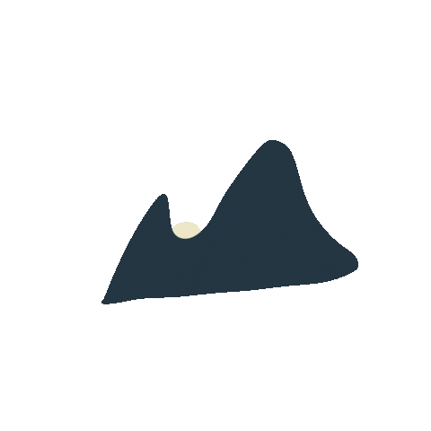 HudaMasood giphyupload surprise moon mountains Sticker