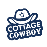 Cowgirl Cottage Sticker by CottageSprings